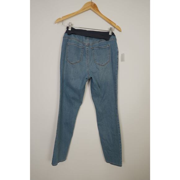 Old Navy Mid Wash Maternity Skinny Jeans Size 10 - Picture 4 of 4